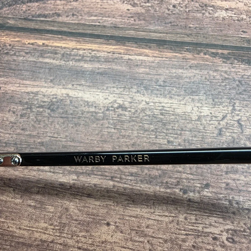 Warby Parker Maeve 7100 Black Cat Eye Eyeglasses Frames 51-19-135 Italy